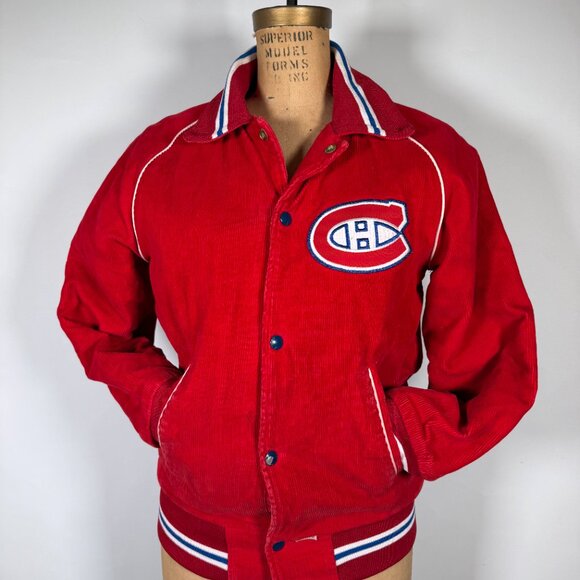 Ultra Rare Vintage NHL Shain Montreal Canadiens Jacket - Picture 1 of 9